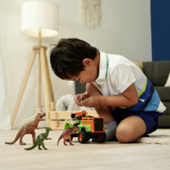 DICKIE DINO HUNTER SET MASINUTA SI FIGURINE