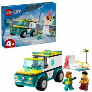 LEGO CITY AMBULANTA DE URGENTA SI PRACTICANT DE SNOW BOARDING 60403