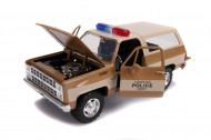 MACHETA METALICA 1980 CHEVY POLICE K5 SCARA 1 LA 24