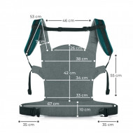 MARSUPIU ERGONOMIC KINDERKRAFT MILO, NATURE VIBES