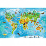 PUZZLE EDUCATIONAL HARTA LUMII 104 PIESE