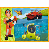 PUZZLE TREFL 4IN1 POMPIERUL SAM - CURAJOSUL SAM