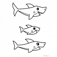 PUZZLE TREFL PRIMO BABY MAXI 2X10 BABY SHARK