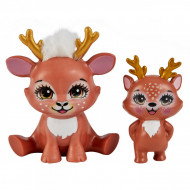 ENCHANTIMALS SET PAPUSI SURORI SI ANIMALUTELE LOR DANESSA DEER SI SPRINT SI DANETTA DEER SI FLEET