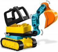 LEGO DUPLO CAMION SI EXCAVATOR PE SENILE 10931