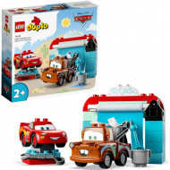 LEGO DUPLO DISTRACTIE LA SPALATORIE CU FULGER MCQUEEN SI MATER 10996