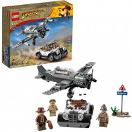 LEGO INDIANA JONES URMARIRE CU AVIONUL DE VANATOARE 77012