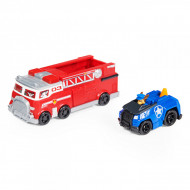 PATRULA CATELUSILOR CAMION DE POMPIERI CU FIGURINA METALICA