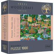 PUZZLE TREFL DIN LEMN 1000 PIESE ECHIPA DE CATEI