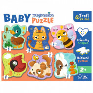PUZZLE TREFL PRIMO BABY PROGRESSIVE ANIMALELE