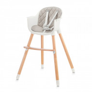 SCAUN DE MASA KINDERKRAFT SIENNA, 2 IN 1, GREY