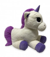 UNICORN DE PLUS 80CM ALB