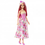BARBIE PAPUSA BARBIE CU PARUL BLOND SI ROZ