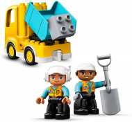 LEGO DUPLO CAMION SI EXCAVATOR PE SENILE 10931
