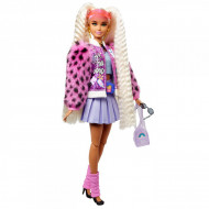 PAPUSA BARBIE EXTRA STYLE BLONDA CU CODITE
