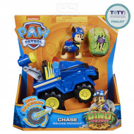 PATRULA CATELUSILOR SET VEHICUL CU CATELUS CHASE SI FIGURINA DINO SURPRIZA