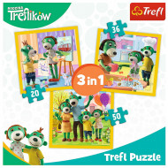 PUZZLE TREFL 3IN1 DISTRACTIE IN FAMILIA TREFILIKI