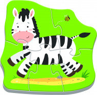 PUZZLE TREFL BABY CLASIC ANIMALE SAFARI 8 PIESE