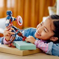 LEGO SUPER HEROES FIGURINA DE CONSTRUCTIE CAPTAIN AMERICA 76258