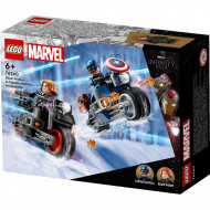 LEGO SUPER HEROES MOTOCICLETELE LUI BLACK WIDOW SI CAPTAIN AMERICA 76260