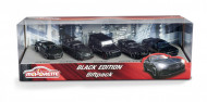 MAJORETTE SET 5 MASINUTE BLACK EDITION
