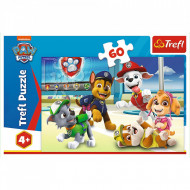 PUZZLE TREFL 60 PATRULA CATELUSILOR IN LUMEA CATEILOR