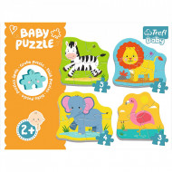 PUZZLE TREFL BABY CLASIC ANIMALE SAFARI 8 PIESE