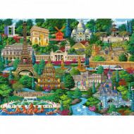 PUZZLE TREFL DIN LEMN 1000 PIESE ECHIPA DE CATEI