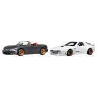 HOT WHEELS PREMIUM SET 2 MASINUTE METALICE MAZDASPEED MIATA SI MAZDA RX7 FC PANDEM SCARA 1:64