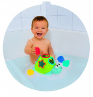 JUCARIE BEBE BROSCUTA PLUTITOARE CU FORME SI CUBURI