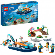 LEGO CITY BARCA PENTRU SCUFUNDARI DE EXPLORARE 60377
