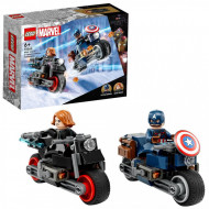 LEGO SUPER HEROES MOTOCICLETELE LUI BLACK WIDOW SI CAPTAIN AMERICA 76260