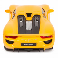 MASINA CU TELECOMANDA PORSCHE 918 SPYDER GALBEN CU SCARA 1 LA 24
