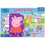 PUZZLE TREFL PRIMO SUPER GIANT 15 PEPPA PIG