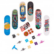 TECH DECK PACHET 6 PIESE CU ACCESORII FINGERBOARD SANTA CRUZ