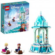 LEGO DISNEY PRINCESS CARUSELUL MAGIC AL ANNEI SI AL ELSEI 43218