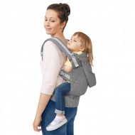 MARSUPIU ERGONOMIC KINDERKRAFT HUGGY, GREY