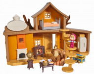 MASHA CASUTA URSULUI CU 2 ETAJE, FIGURINE SI FUNCTIUNI