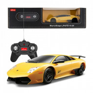 MASINA CU TELECOMANDA LAMBORGHINI MURCIELAGO LP670 GALBEN CU SCARA 1 LA 24