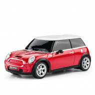 MASINA CU TELECOMANDA MINI COOPER ROSIE CU SCARA 1 LA 24