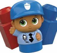 MEGA BLOKS FIRST BUILDERS VEHICUL PETER POLICE