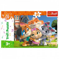 PUZZLE TREFL 30 44 PISICI IMBRATISAREA PISICILOR