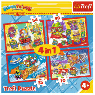 PUZZLE TREFL 4IN1 SPIONII SECRETI
