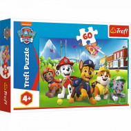 PUZZLE TREFL 60 PIESE PATRULA CATELUSILOR CATEII IN IARBA