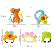 SET 5 ZORNAITORI DINOZAURI MULTICOLORI