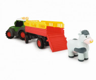 TRACTORAS CU REMORCA PENTRU ANIMALE CU FIGURINA VACUTA