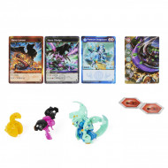 BAKUGAN PLATINUM POWERUP S4 DRAGONOID NANO SLEDGE SI NANO LANCER