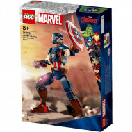 LEGO SUPER HEROES FIGURINA DE CONSTRUCTIE CAPTAIN AMERICA 76258