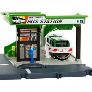 MATCHBOX SET ACTION DRIVERS STATIA DE AUTOBUZ