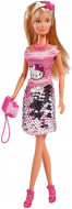 PAPUSA STEFFI CU FUSTITA CU PAIETE HELLO KITTY